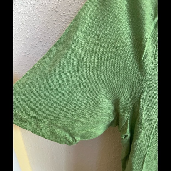 J.Jill green linen shirt - Picture 4 of 6